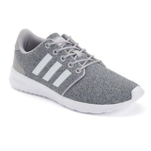Adidas white and grey cloudform sneakers